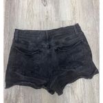 Madewell Black High Rise Denim Cutoff Shorts Raw Hem Women's Size 30 Photo 1