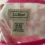 L.L.Bean Pink Floral Skirt Side Pockets Size 20 Photo 4