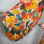 Caroline Constas Olivia Silk wrap style dress in Saffron Photo 9