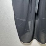 Linea Donatella Black Lace Trim Babydoll Lingerie Sheer Nightgown Bow Detail Photo 2