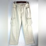 S.O.N.G. 13 31 90s Boyfriend Cargo Jeans in Light Beige Photo 6