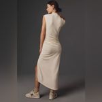 Anthropologie Daily Practice by Mock-Neck Ruched Midi Dress SP Photo 1