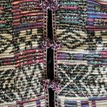 ZARA NWT  Cropped Geometric Multicolor Embroidered Wool Blend Jacket Sz S Photo 5