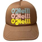 O'Neill Vintage O’Neill Trucker Hat Brown Beach California Retro Logo Spell Out Surf Photo 0