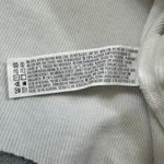 Forever 21  Ribbed Henley Crop Tank Top White L Womens Sleeveless V Neck Raw Hem Photo 4