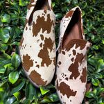 Pierre Dumas  Brown and Cream Slip-On Shoes Photo 1