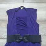 Dress Barn  2-in-1 Sleeveless Belted Tunic Shirt Photo 6