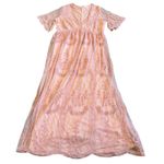 Pinkblush  Pink Lace Maxi Dress Short Sleeve Maternity Photo Shoot Size XL Womens Photo 1