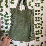 Vintage artsy Andy Warhol Tote Bag Canvas Green Photo 6