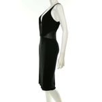Young Fabulous and Broke Black V Neck Mesh Panel Sleeveless Midi Dress Size S NWT Photo 1