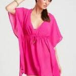 Echo Pink Swim Coverup with Flutter Sleeves One Size Size undefined Photo 1