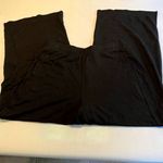 Nordstrom Melloday Womens Pants Black Pull-On Side Slit Wide Leg Pants Size Large Photo 3