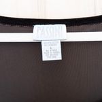 Oleg Cassini Cassini Women's Black Velvet Square Neck Short Sleeve Maxi Dress Size Medium Photo 3