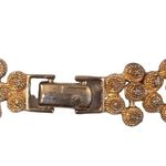 Vintage Gold Tone Textured Choker Necklace 1970s Photo 3