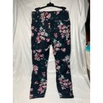 Gaiam  Black Floral Leggings Women's Size L — Yoga / Activewear Photo 4