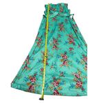 Vintage 60s 70s green floral maxi dress Size Small Photo 4