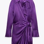 ZARA  Blogger's Fav| Satin Effect Wrap Dress Photo 0