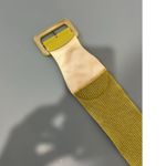 Unbranded lime green belt 38 inches stretchy knit Photo 2