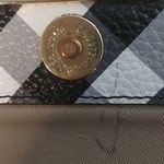 Talbots  Black /White Wristlet Zip Closure Mimimalist Classic Preppy Prints Retro Photo 7