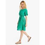 Xirena S Small Aiden Dress in Juniper Green Lightweight Gauze Ruffle Pockets Photo 1