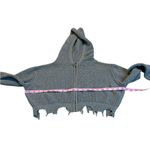 Romwe  cropped distressed hooded sweater Photo 2