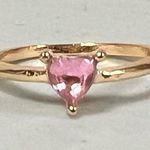 Gold Pink Heart Photo 1