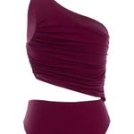 Agua Bendita Trini Leva Asymetric one piece sz S/M Photo 6