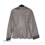 Zendra Petite Brown Suede Coat XL Lightweight Double Photo 4