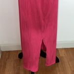 Hot Pink One Shoulder Thigh Slit Dress Size L Photo 6