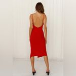 Hello Molly  Ballroom Blitz Midi Dress In Red Photo 4