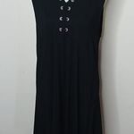 cupio black sleeveless tee shirt shift dress size XL Photo 0