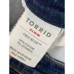 Torrid  Slim Boot Dark Wash Blue Cotton Blend Denim Jeans Women's Size 26 Short Photo 8