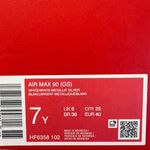 Nike New Air Max 90 GS White Metallic Silver Photo 9