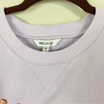 Wildfox “Dogs Love Me” Crewneck Pullover Sweatshirt Lilac Size Medium Photo 2