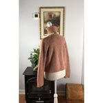 Sincerely Jules  Half Zip Cropped Pullover Pink Size Small Long Sleeve High Neck Photo 4