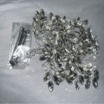 Rhinestone Crystal Flower Hair Comb Silver Photo 7