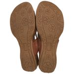 Propet Fionna Leather Cork Laser Cut Slides Sandal Womens Brown 7 Photo 13