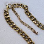 Vintage Vibes Gold and Black Statement Necklace and Earrings Set Photo 5