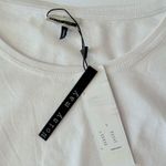 Noisy May White Back Bow Criss Cross Short Sleeve Tee Size Large Designer New Photo 9