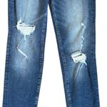 NWT KanCan Super High Rise Destructed Mom Jeans Size 27 Blue Photo 3