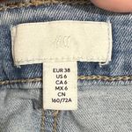 H&M Cutoff Jean Shorts Light Wash 5 Pockets - sz 6 Photo 2