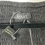 Few Moda  Kourt Anastasia Black Ruched Long Sleeve Blouse Size M NWT Photo 5