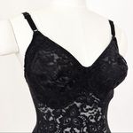 Vintage Lace Bodysuit in Black | Size 34C Photo 1