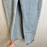 Princess Polly  Light Wash Denim Maxi Skirt Front Slit A31 Photo 7