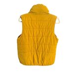 Anthropologie Pilcro and the Letterpress Puffy Quilted Mustard Yellow Vest Zip-u Photo 4
