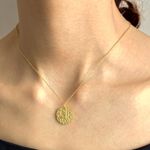 Sterling Silver, Sagittarius necklace , Zodiac Silver Photo 2