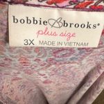 Bobbie & Brooks Bobbie Brooks super soft pink and white paisley print faux wrap dress size 3X Photo 4