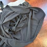 Gap FIT Black Work Out Athletic Shorts Lined Size Medium Contrast Waistband Photo 7