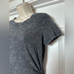 PINK - Victoria's Secret Victoria’s Secret PINK Pebbled Black Casual Ruched Adjustable Light Dress Size S Photo 5