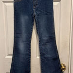 GLO Pants VTG Y2K 90’s Womens 5 Blue Denim Jeans Flare Leg Cotton Blend Size undefined Photo 0